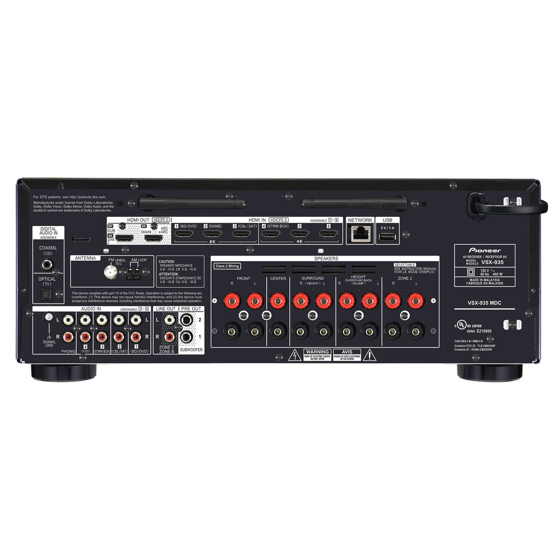 VSX-935 7.2-Channel Network AV Receiver